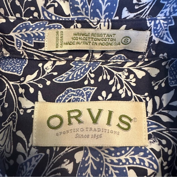 Orvis Women's size 6 Button Up Wrinkle Resistant 3/4 Sleeves 100% Cotton(j6) - Picture 4 of 9